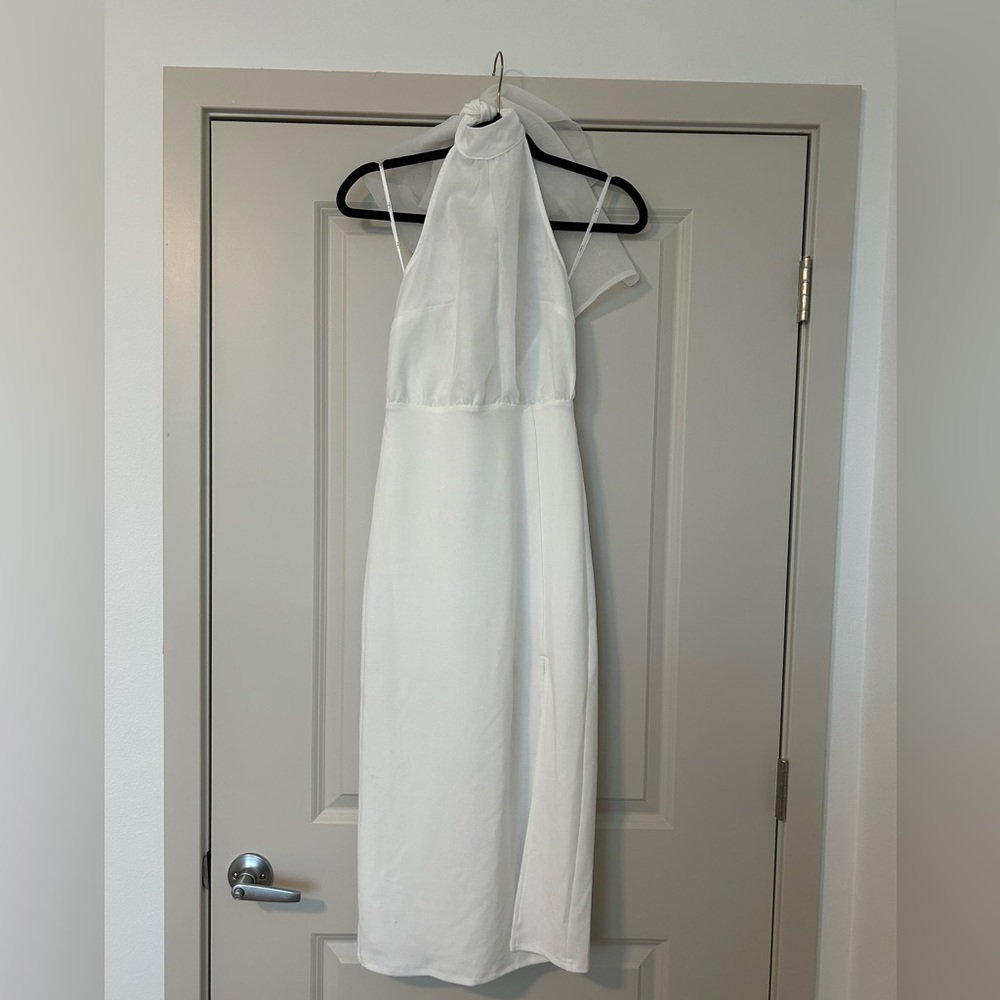 Lulu’s White Midi Dress